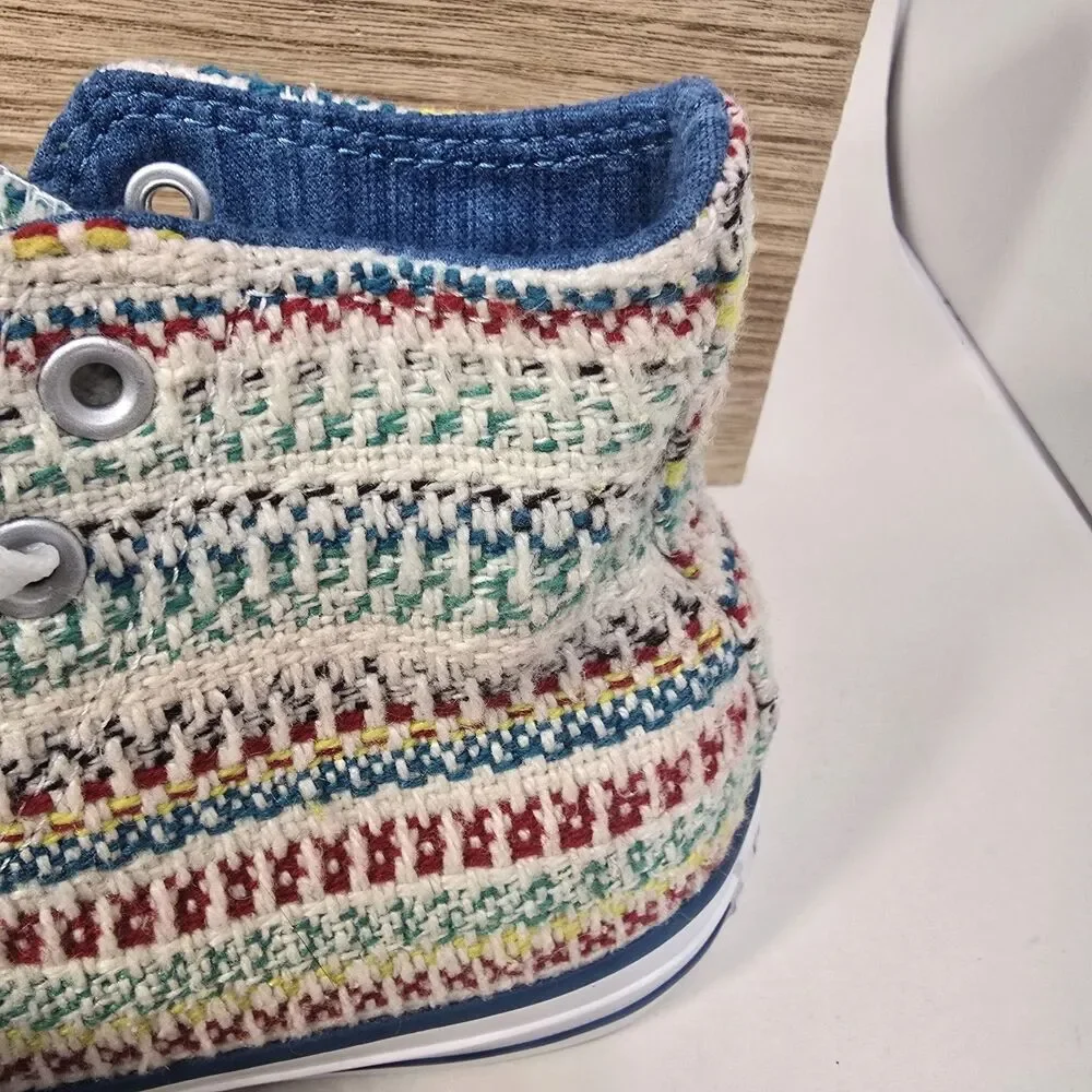 Converse Chuck Taylor All Star Knit High Top Sneakers Youth Size 4 Shoes 346956F